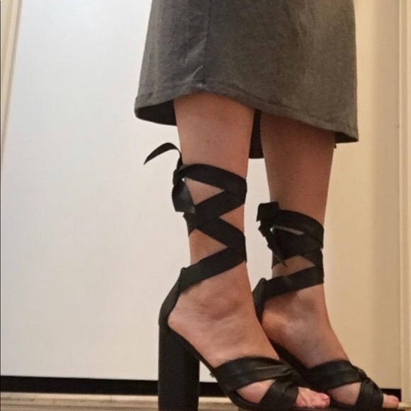 TOPSHOP | Suede Wrap-Arounds - Picture 8 of 8